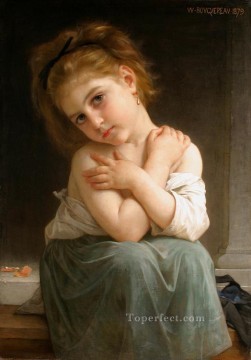 ラ・フリルーズ 肌寒い少女 1879 リアリズム ウィリアム・アドルフ・ブーグロー Oil Paintings